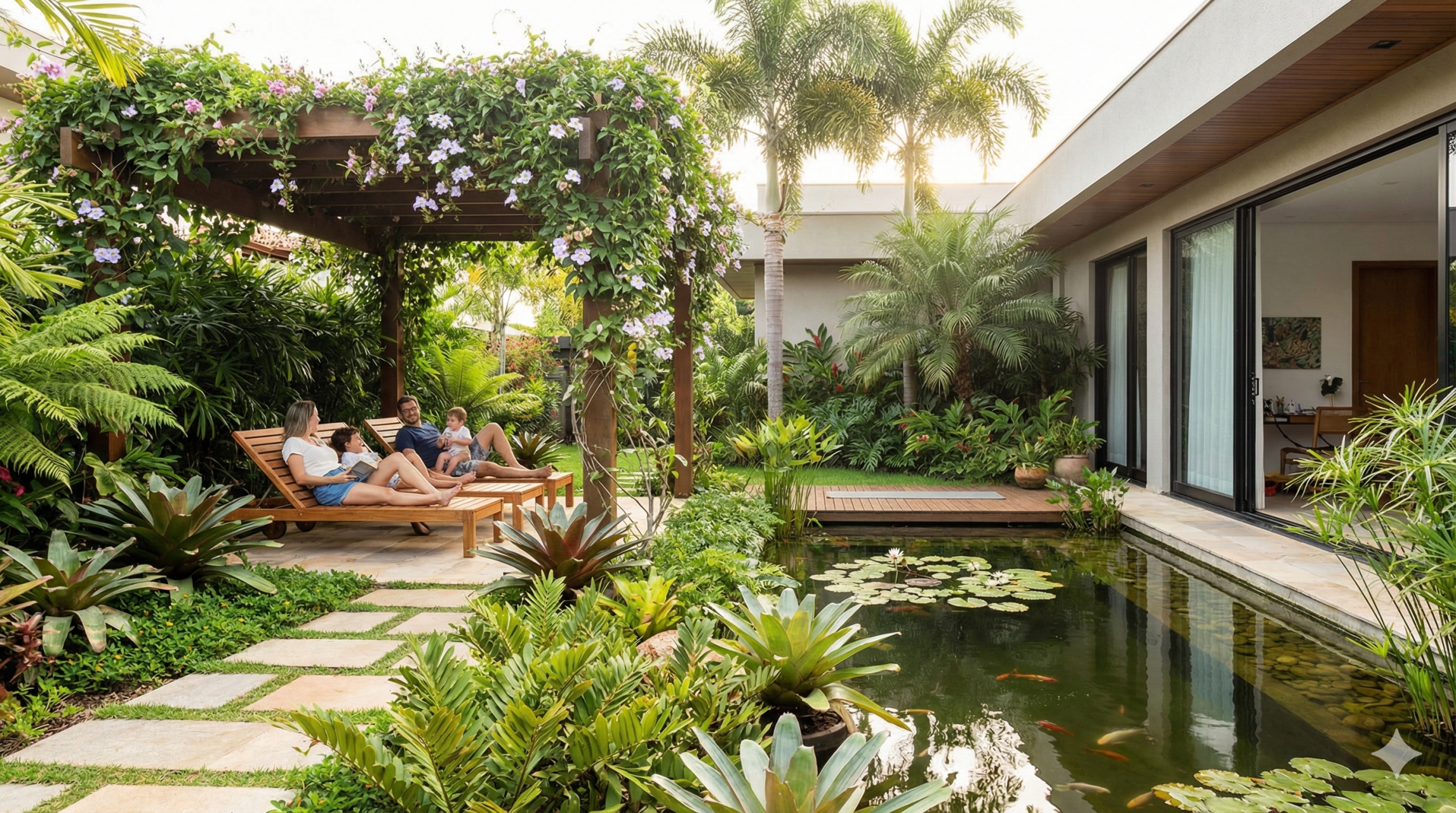 O Poder do Paisagismo: Como áreas verdes melhoram o bem-estar