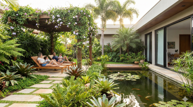 O Poder do Paisagismo: Como áreas verdes melhoram o bem-estar