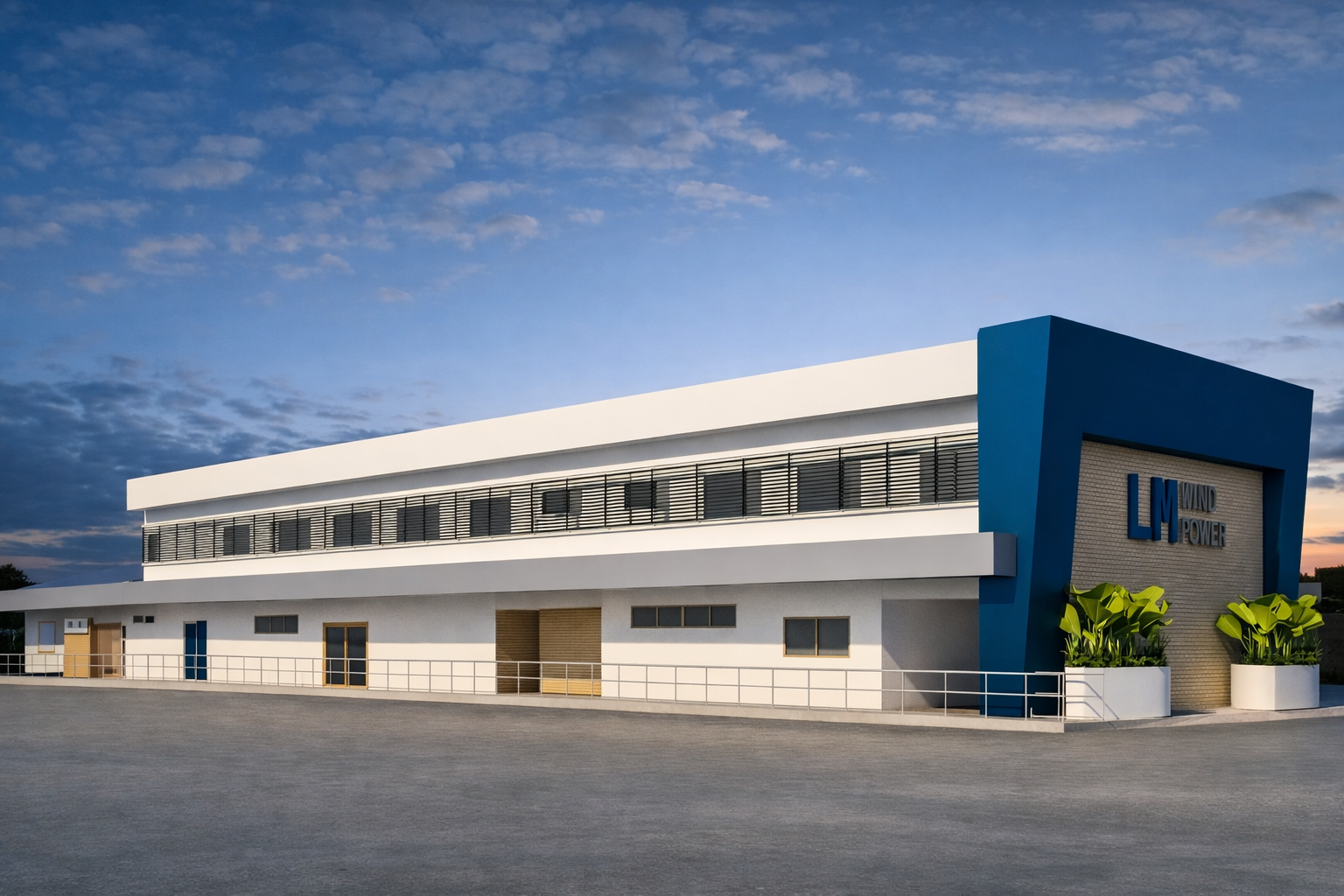 Sede da LM Wind Power - Retrofit de fachadas